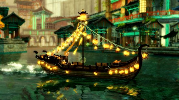Gem Store Update: Floating Lantern Skiff and Magmatic Torch Skins