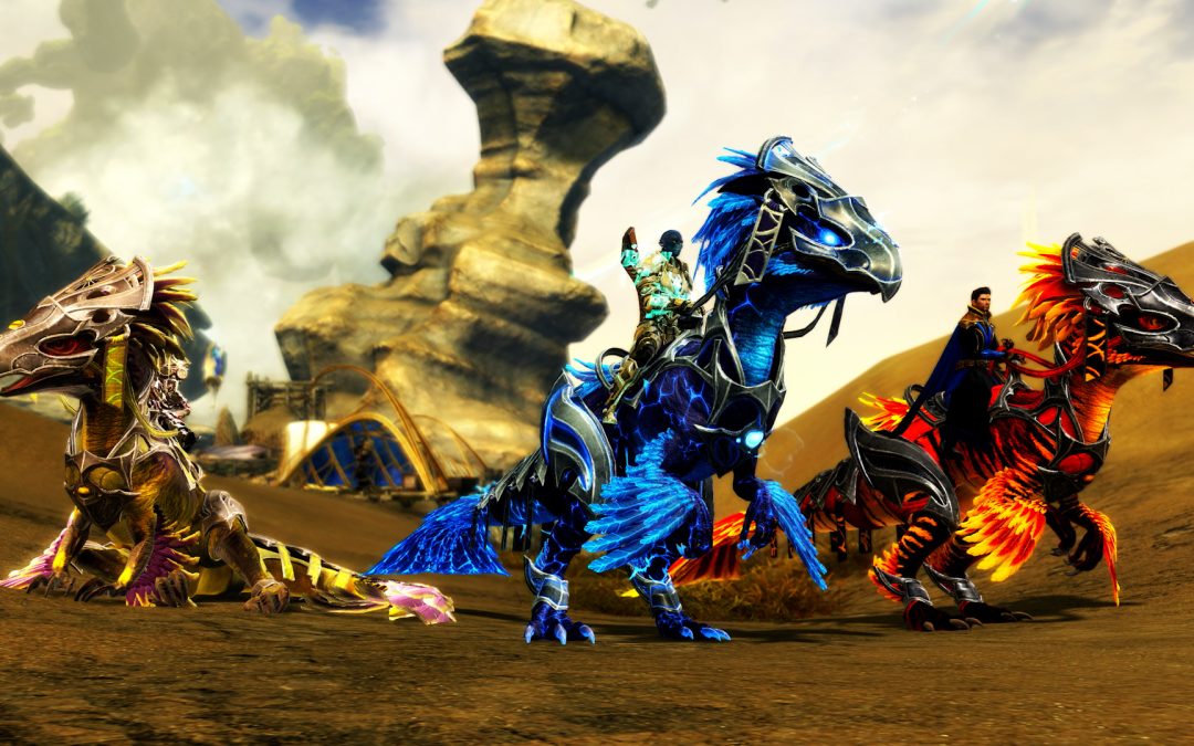 Empyreal Elegance with the Amnytas Feathered Raptor Mounts Pack